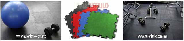 pisos para gimnasio HULE NITRILO